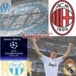 Groupe C: Real Madrid, Olympique Marseille, AC Milan et le FC zurich