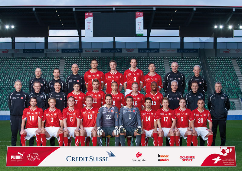 Photo officielle de l'équipe de Suisse 2010