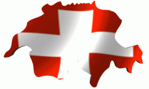 La suisse drapeau et carte