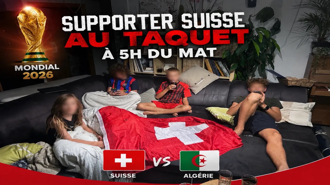 Mondial 2026 Suisse Algérie Supporter de la Nati au taquet