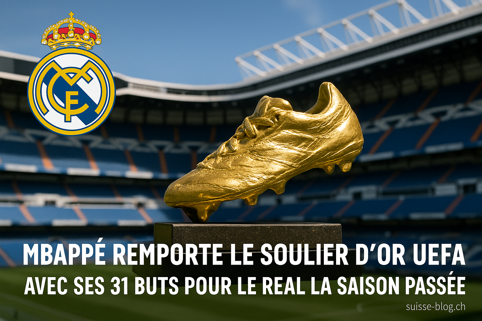 Mbappé décroche son premier Soulier d’Or européen