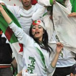 supportrice Algérie  Coupe du Monde 2014