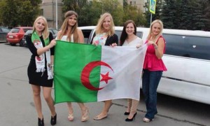 supportrices de charme  Algérie  Coupe du Monde 2014