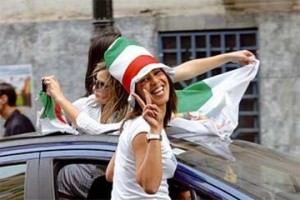 supportrices victoire Algérie  Coupe du Monde 2014